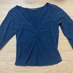 Dark Blue Brandy Melville long sleeve top